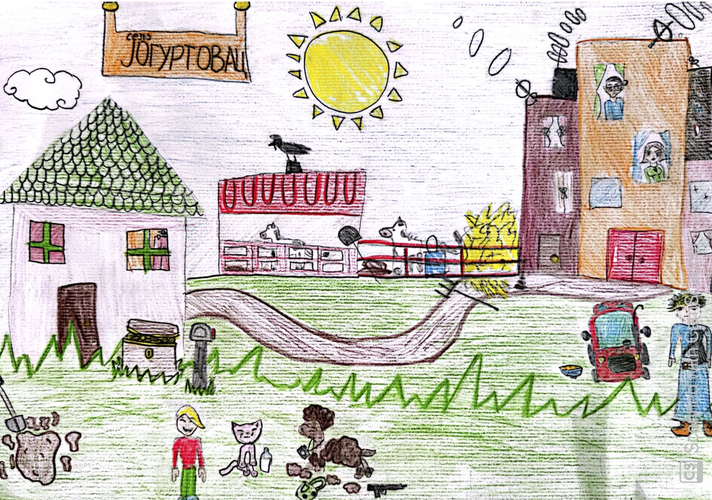 џ-Анђелика-Костић-3-ОШ-НХ-Синиша-Николајевић-Чика-Фјодор-пас-и-мачак